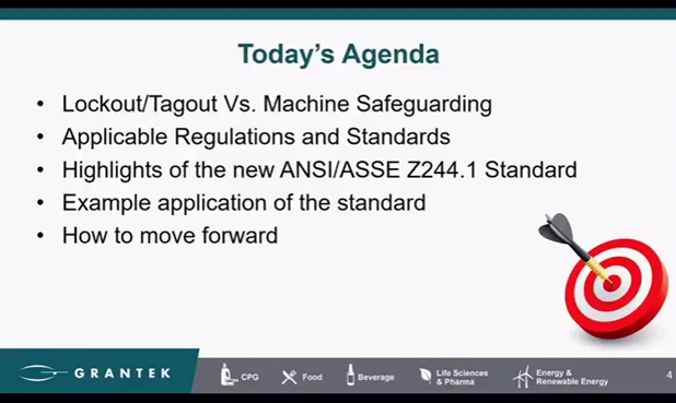 Video: Impact in Canada to Lockout, Tagout with the 2016 ANSI/ASSE Z244.1 Standard