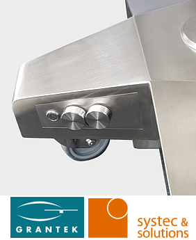 Stainless Steel Interface Caps Now Available on Systec & Solutions TROLLEY Systems Offered by Grantek
