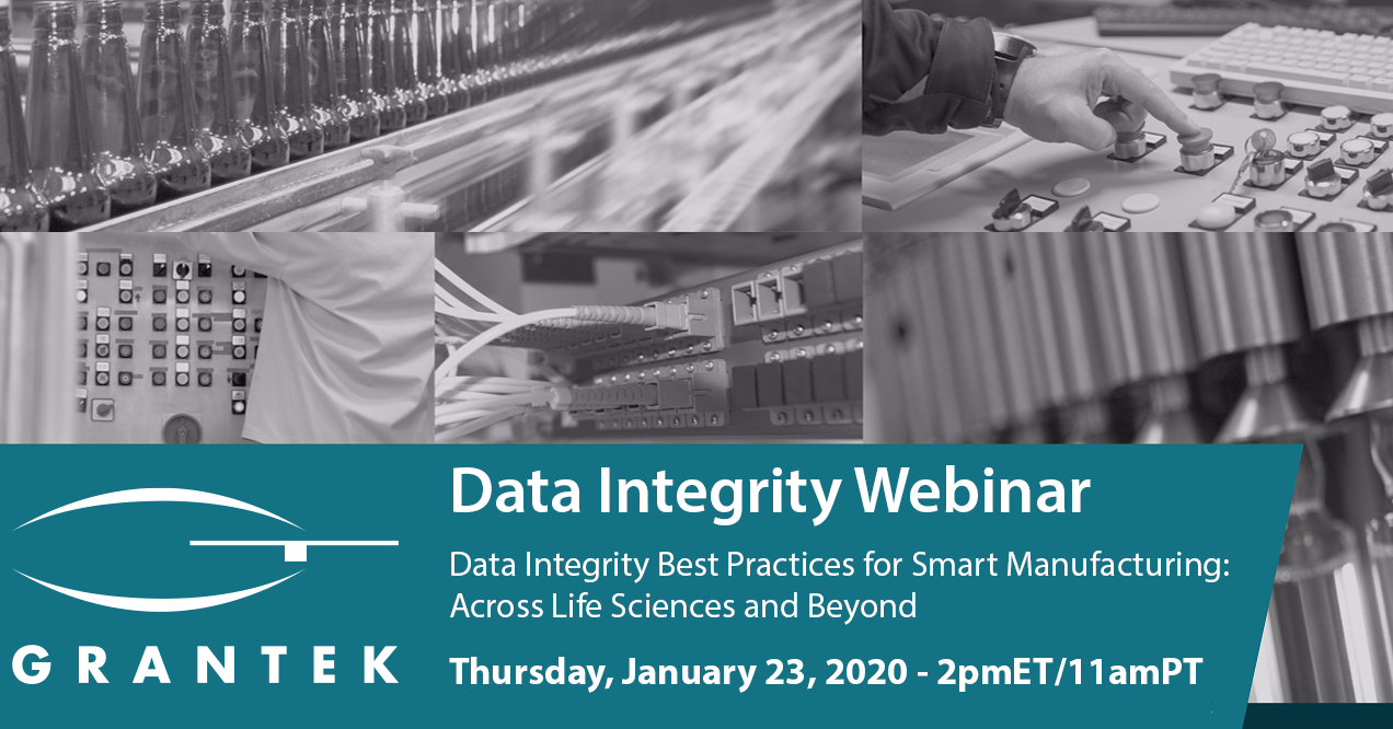 Data Integrity Webinar | Jan. 23, 2020 – 2pmET/11amPT