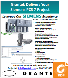 Grantek Delivers Your Siemens PCS 7 Project