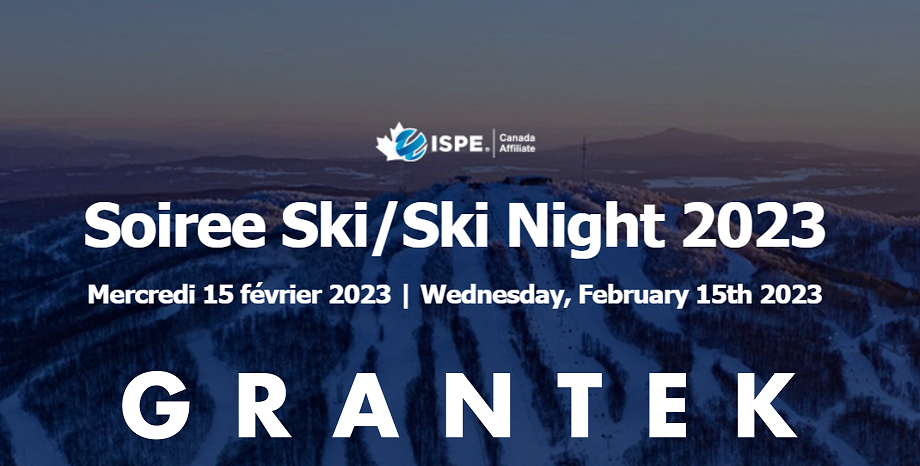 Grantek to Sponsor the ISPE Canada Soiree Ski/Ski Night 2023 in Bromont, QC