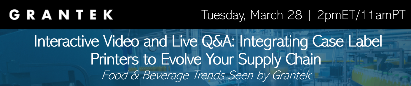 Interactive Video and Live Q&A: Integrating Case Label Printers to Evolve Your Supply Chain