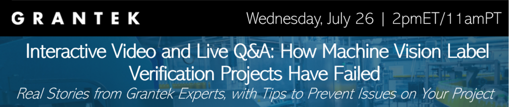 Interactive Video and Live Q&A: How Machine Vision Label Verification ...