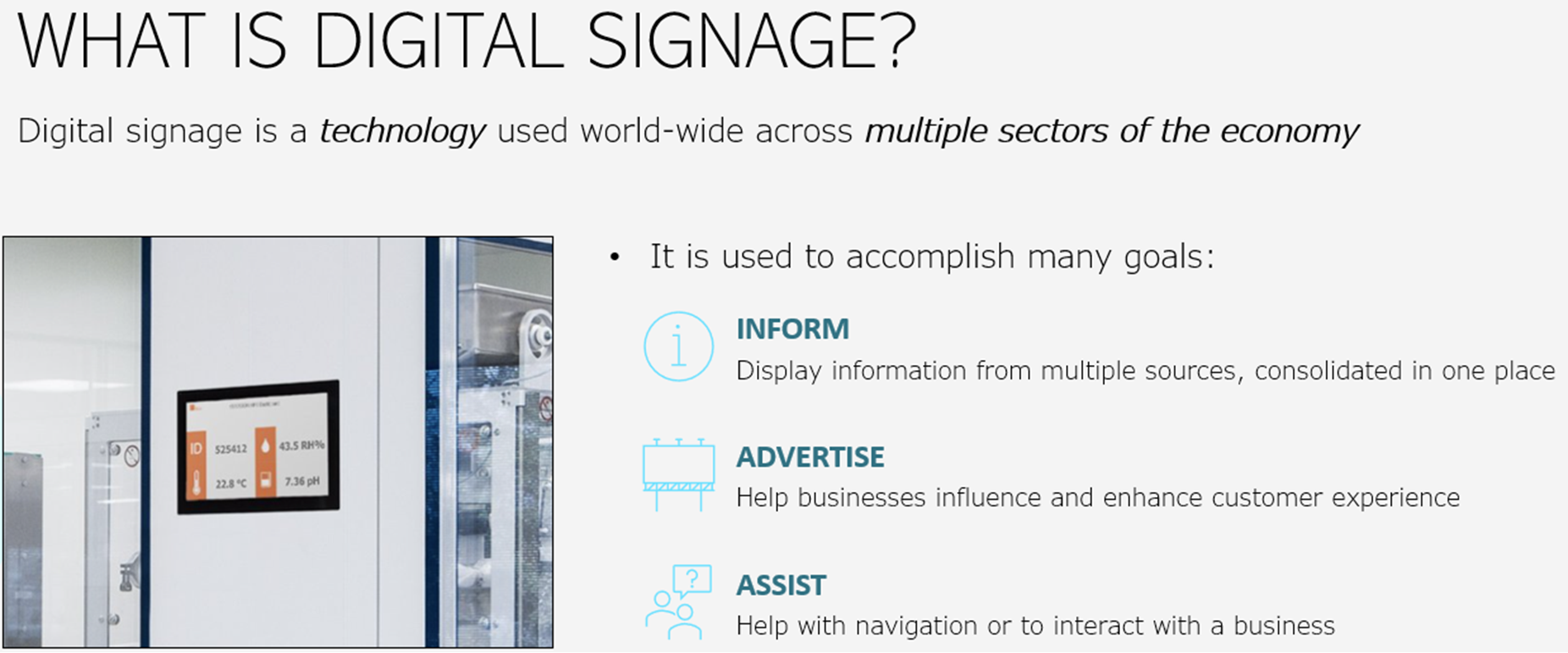 What is Digital Signage?