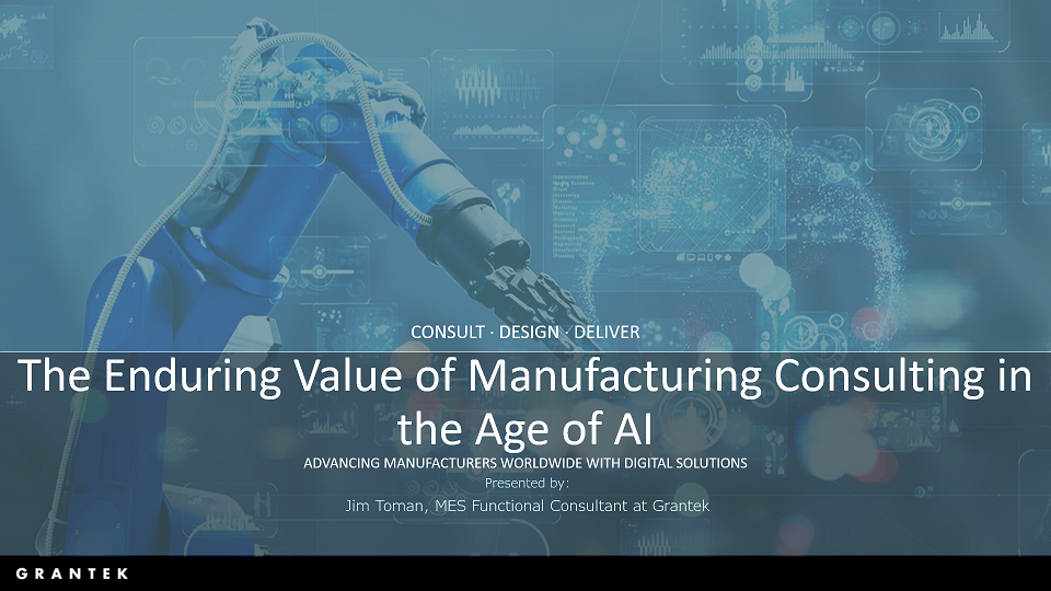 The Enduring Value of Manufacturing Consulting in the Age of AI Blog Image
