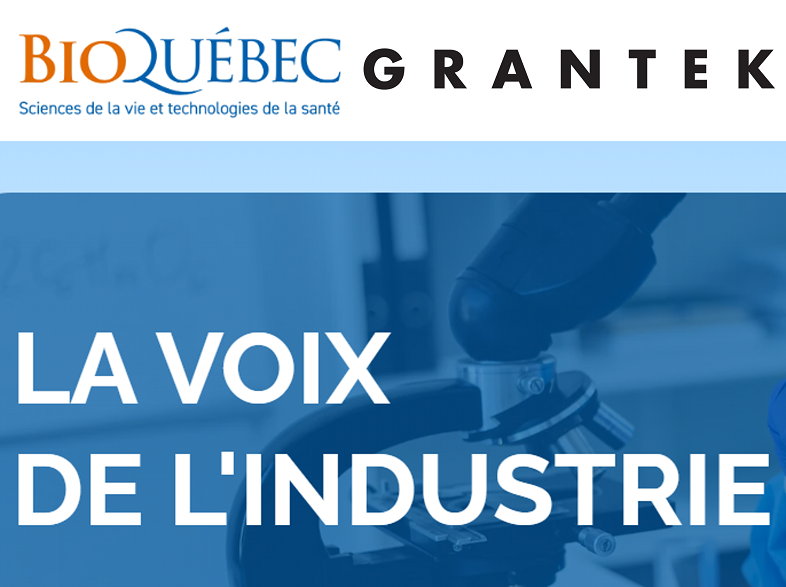 Grantek rejoint BIOQuébec | Grantek Joins BIOQuebec Blog Image